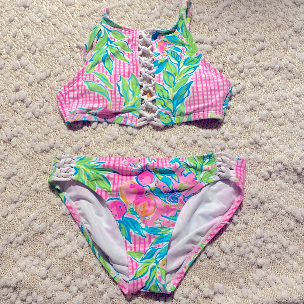 Lilly Pulitzer size 0 bikini bathing suit top & bottom